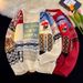 Men's Warm Knitted Sweater Couple Set - Soft Plush Fabric, Cozy Winter Wear, Crewneck & Turtleneck Options_viptrois.com