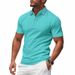 Cross-border Summer Hot Sale European Size Mesh Men's Polo Shirt Casual Golf Quick-dry Short Sleeve T-shirt Men_viptrois.com