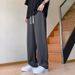 Casual Summer New Ice Silk Men's Straight American Style Trousers Sports Long Pants_viptrois.com