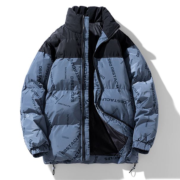 Parka Térmica Acolchada Para Hombre, Moda Coreana, Cortavientos, Cuello Levantado, Tallas Grandes Hasta 8XL, Ideal Para Invierno._viptrois.com