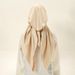 Women's Scarves New Style Polyester Satin Headscarf Hat Women's Full Head All Match Fashion Elastic Ethnic Hat_viptrois.com