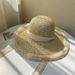 Women's Straw Hat Style Versatile Japanese Summer Thin Breathable Lace Lace Hollow Small Fresh Windproof Rope_viptrois.com