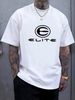 Elite Archery Logo Men's Grey T Shirt Size S To 5XL Top For Everyday Wear Graphic Streetwear Homme Breathable Summer Designer Clothes Soft Stylish_viptrois.com