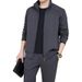 Men's Clothing Sports Suits Men's Large Size Dad's Suits Spring And Autumn Middle Aged Casual Sweatshirt Sportswear Two Piece Suit_viptrois.com
