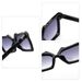 Men's Sunglasses Personalized Irregular Square Frames, Fashionable Gradient Anti Ultraviolet Small Frame Sunglasses New Products_viptrois.com