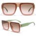 Men's Sunglasses Women's Large Frame Sunglasses Summer New Style Spot Personality Square Beach Trend High End_viptrois.com