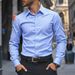 Retro Stripe Print Shirt For Men – Slim Fit Long Sleeve Button-Up With Stretch Fabric (M-3XL, Breathable & Wrinkle-Resistant, Casual & Office Wear)_viptrois.com
