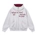Hooded Cardigan Sweatshirt Men's Vibe Trendy Brand English Letter Embroidery Loose Casual Zipper Jacket Autumn Winter_viptrois.com