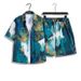 Men's Clothing Retro All Over Print Floral Shirt Loose Casual Trendy Brand Cool Unisex Couple Set_viptrois.com