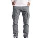 Premium Products Premium Products 2025 New Men's Oversized Workwear Casual Pants With Drawstring And Multiple Pockets_viptrois.com