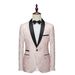 Men's Suit Top Single Western Fashion Business Jacquard Dress Banquet Performance Slim Fit 5 Colors Can Be Approved_viptrois.com