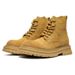 Men's Shoes Men's Martin Boots New Genuine Leather Work Boots Retro Distressed High Top Boots Trendy Thick Sole Heightening Big Yellow Boots_viptrois.com