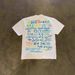 Heavyweight Pure Cotton Oversized T-Shirt Colorful Letter Print Loose Short Sleeved Men's And Women's Top_viptrois.com