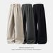 Men's Clothing Heavyweight Woolen Casual Pants Men's Autumn Style Drape Loose Straight Trousers Trendy Brand All Match Long Pants_viptrois.com