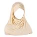 Unisex Milk silk forehead glitter with milk silk scarf hat hat_viptrois.com