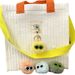 Bag Charm Ugly And Cute Plush Keychain Little Monster Bag Pendant Pearl Fur Ball Doll Car Keychain Small Gift_viptrois.com