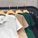 Men's Clothing Men's Slim Fit Shirt Short Sleeve V Neck Casual Knitted T-Shirt Style Solid Color Trendy Top For Formal & Casual_viptrois.com