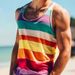 Men's Clothing 3D Digital Printing Leisure Sports Pullover Sleeveless Vest_viptrois.com