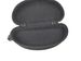 Large Pure Black Sunglasses Case Zipper EV Box Anti Pressure Anti Fall And Anti Wear Glasses Case With Hook Can Be Customized_viptrois.com