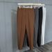 Men's Clothing Men's Summer Versatile Loose Straight Brown Nine Point Suit Pants Casual Trousers Slim Fit Trend_viptrois.com