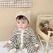 Baby Super Cute Jumpsuit Spring And Autumn Boys And Girls Baby Full Moon Hundred Days Clothes Cute Romper Spring And Autumn Outing Crawling Clothes_viptrois.com