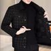 Men's Clothing Autumn And Winter Middle Aged And Young People Houndstooth Trend Fashion Short Lapel Casual Jacket Leather Coat Men_viptrois.com