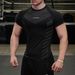 Performance-Enhanced Quick-Dry Gym Tee - 93% High-Tech Fiber For Muscle Definition & Street Style (Breathable, Moisture-Wicking, Unisex Fit)_viptrois.com