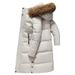 Men's Clothing Knee Length Down Jacket For Men Winter Middle Aged And Young Men With Hooded Fur Collar Fashionable Casual Warm Coat Dad's Outfit_viptrois.com