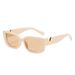 VOOTHOST Retro Small Frame Cat Eye Sunglasses for Women Sun Glasses Men Fashion Jelly Sunglasses F0067_viptrois.com