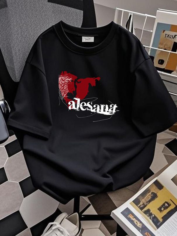 alesana Band Logo T Shirt S 4XL Cotton Gifl Zczc02 Breathable Stylish Fashion Casual Homme Summer Designer Clothes Versatile Streetwear_viptrois.com