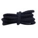 Shoelaces Fashion Round Solid Black Solid Bold Classic Polyester Cotton 7mm Mountaineering Sports Shoes With Rope_viptrois.com