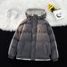 Large Size Cotton-padded Clothes For Men, Loose Cotton-padded Jackets, Striped Thickened Cotton-padded Clothes, Bread Jackets For Men_viptrois.com