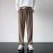 Men's Clothing High Street Wide Leg Pants Men's Elastic Spring And Summer Retro Casual Trousers Trendy Brand Loose Straight Pants_viptrois.com
