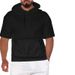 2026 New Men's Clothing Casual Sports Men's Hooded Short-sleeved Shirt Cool And Refreshing Skin-friendly Men's T-shirt_viptrois.com