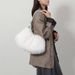 Women's Bags Furry Bag Women Autumn And Winter New Fashion Simple Furry Shoulder Bag Textured Ladies Handbag Tote Bag_viptrois.com
