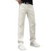 Men's Clothing Summer Thin White Jeans Men's Fashionable Simple Solid Color Straight Casual Pants Loose Versatile Slim Trousers_viptrois.com