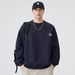 Spring And Autumn New Men's Sweatshirt Japanese Retro Round Neck Printed Pullover Versatile Loose Casual Couple Style_viptrois.com