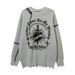 AK Men's Clothing | Autumn Winter New Street Fashion Design Sense Niche American Jacquard Tassel Couple Style Knitted_viptrois.com