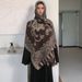 Muslim Headscarf Muslim Scarf Winter Ethnic Elegance Out Warm Scarf Shawl Headscarf Middle Eastern Vintage Printed Headscarf_viptrois.com