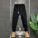 Men's Style Patchwork Slim Fit Trousers Loose Fitting Casual Sports Style Trendy Cool New Spring Autumn_viptrois.com