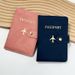 Passport Covers Multi Card Slot Passport Protection Leather Passport Holder PU Leather Edging Document Storage Function Small Bag Passport Bag_viptrois.com