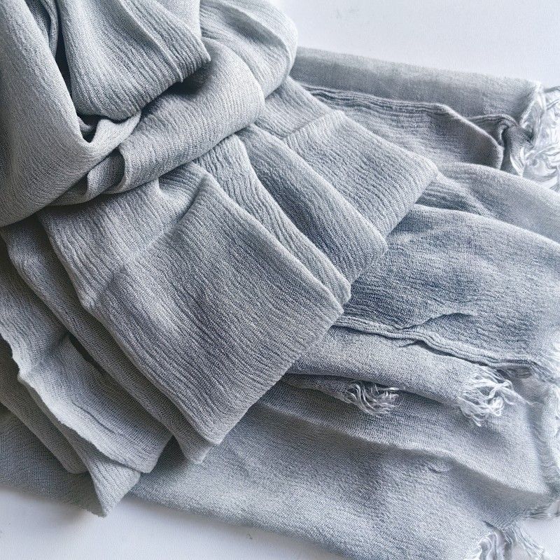 Apparel Accessories Big Size Cotton Crepe Shawl Headwraps Fashion Scarf_viptrois.com