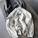 2026 New Environmentally Friendly Fabric Letter Embroidery Splicing Loose Casual Men's And Women's Long-sleeved Sweater_viptrois.com