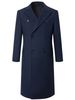 Loom Loom Treasure Quilted Extra Long Slim Thickened Over-the-Knee Double-Breasted Woolen Jacket Winter European And American_viptrois.com