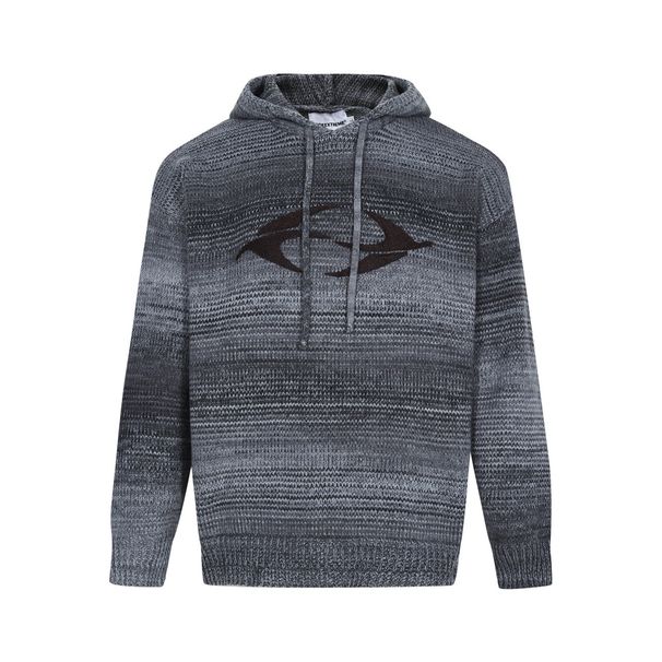 Men's Clothing American Retro Style, Simple Men's Sweater, Early Autumn New Casual Hooded Knitwear, European And American Street Style Jacket_viptrois.com