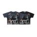 American-style War Plane Print Washed Distressed Loose Fit One-piece Cut Short-sleeve T-shirt Vintage_viptrois.com