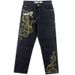 Men's Clothing embroidered hip hop jeans men's trend HIPHOP street dance casual loose plus fat plus size skateboard pants_viptrois.com