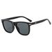 Men's Sunglasses Men And Women Retro Rice Nail Square Frame Glasses Anti Ultraviolet UV Sunscreen Sunglasses_viptrois.com