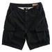 Men's Clothing Workwear Shorts - Oversized Vintage Washed Cotton Cargo Pants Mid-Length (Black/Khaki/Green) - Relaxed Streetwear_viptrois.com