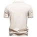 Breathable Tencel Polo Shirt For Men, Soft & Silky Casual Business Tee With Classic Seagull Collar, Comfort-Fit Short Sleeve Top_viptrois.com